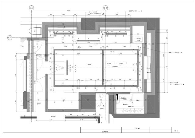 店舗・内装図面 作図例 7