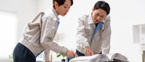 木製建具図面　全体図サンプル